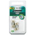 Jandorf Medium-Voltage Fuse, GDC Series, 6.30A, Time-Delay, 250V AC, Cylindrical 3398435